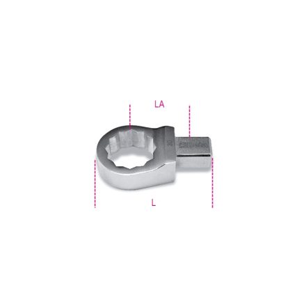 BETA 653/14-14X18 | 653 14X18-14 Csillagkulcs nyomatékkulcshoz szögletes csatlakozóval