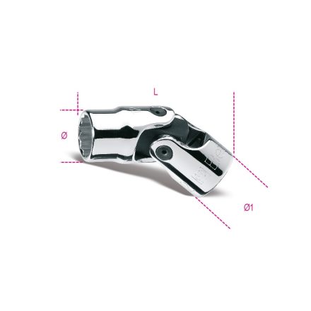 BETA 910AS/SN3/8 | 910AS-SN 3/8 Tizenkétszögű csuklós dugókulcs
