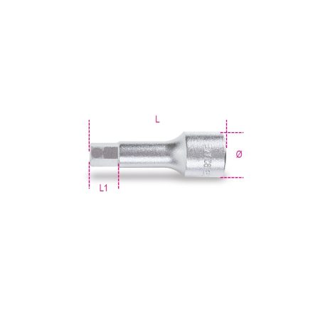 BETA 920ME/6 | 920ME 6 1/2”-os imbusz-dugókulcs, krómozott