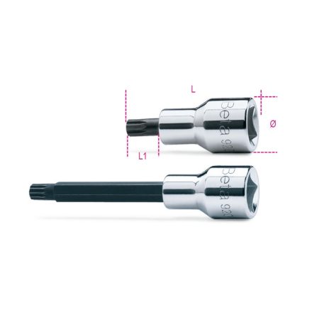 BETA 920XZN/4 | 920XZN 4 1/2”-os XZN®-profilú imbusz-dugókulcs, krómozott, barnított fej