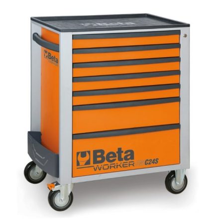 BETA BW 2400S-O7/E-MWORKER | BW 2400S-O7/E-M WORKER 7 FIÓKOS SZERSZÁMKOCSI 309 DARABOS SZERSZÁMKÉSZLETTEL