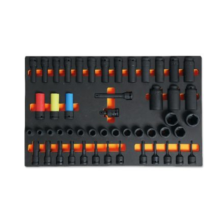 BETA M128 | M128 Habszivacs tálca 1/2”-os dugókulccsal és tartozékokkal