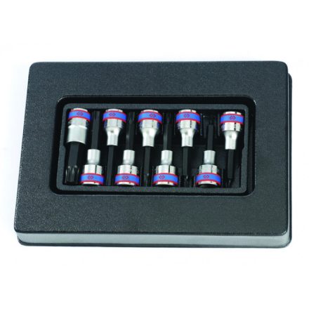 9 részes 1/2˝-os torx bitfejkészlet L=80mm  9-4119PR